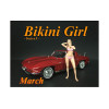 March Bikini Calendar Girl Figure for 1/24 Scale Models by American Diorama