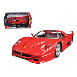 Ferrari F50 Red 1/24 Diecast Model Car by Bburago