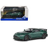 Aston Martin V12 Vantage Racing Green Metallic with Black Top 1/43 Diecast Model Car by Solido