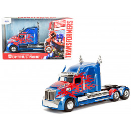 Western Star 5700 XE Phantom Optimus Prime with Robot on Chassis 