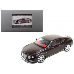2016 Bentley Continental GT LHD Burgundy 1/18 Diecast Model Car by Paragon
