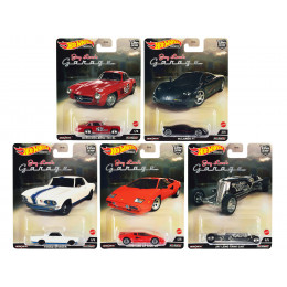 'Jay Leno’s Garage' 5 piece Set 'Car Culture' Series Diecast Model Cars by Hot Wheels