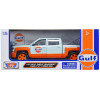 2017 Chevrolet Silverado 1500 LT Z71 Crew Cab Pickup Truck Light Blue with Orange Stripes