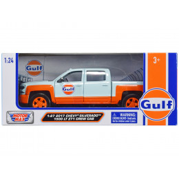 2017 Chevrolet Silverado 1500 LT Z71 Crew Cab Pickup Truck Light Blue with Orange Stripes 