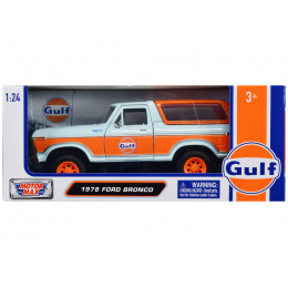1978 Ford Bronco Light Blue and Orange 
