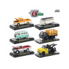 Auto Thentics 6 Piece Set Release 50 IN DISPLAY CASES 1/64 Diecast Model Cars by M2 Machines