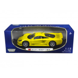 Saleen S7 Yellow 1/18 Diecast Model Car by Motormax
