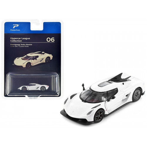 Koenigsegg Jesko Absolut Crystal White Metallic 