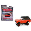 1969 Ford Bronco Poppy Red with Black Soft Top