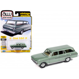 1963 Chevrolet II Nova 400 Wagon Laurel Green Metallic 