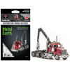 Model Kit Western Star 4900SF Log Truck Red (Challenging Difficulty) Steel Model by Metal Earth