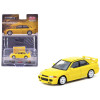 Mitsubishi Lancer GSR Evolution III RHD (Right Hand Drive) Yellow with Tarmac Cards