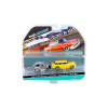 1955 Chevrolet Nomad with Traveler Trailer Yellow Tow & Go 1/64 Diecast Model by Maisto