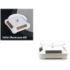 3.5″ Solar Rotating Display Stand with White Base for 1/64 Scale Model Cars