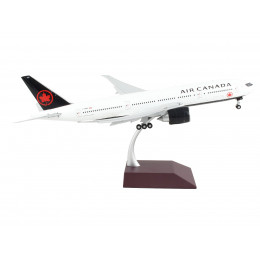 Boeing 777-200LR Commercial Aircraft with Flaps Down 