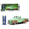 1953 Chevrolet 3100 Pickup Truck Light Green and Gold Metallic