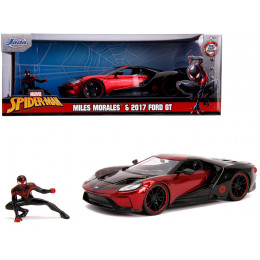2017 Ford GT with Miles Morales Diecast Figurine 
