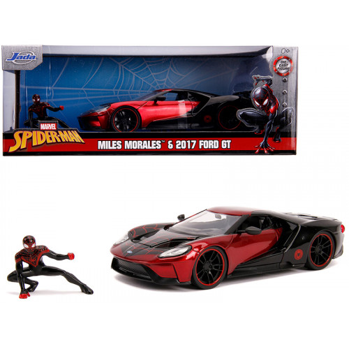 2017 Ford GT with Miles Morales Diecast Figurine 