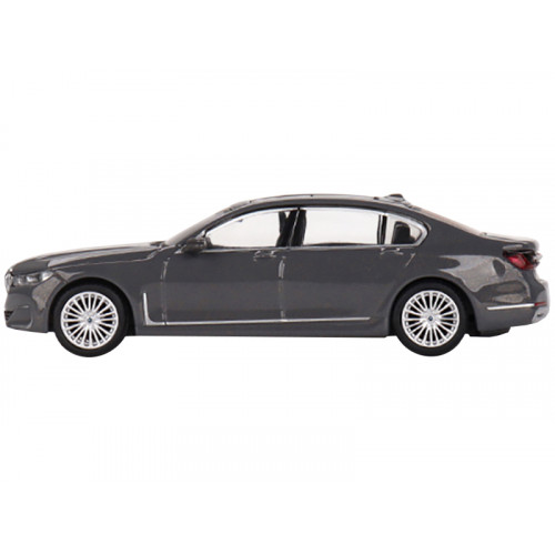 BMW 750Li xDrive Bernina Gray Amber Effect with Sunroof Limited Edition to 2400 pieces Worldwide 1/64 Diecast Model Car by Mini GT