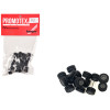 6-Spoke Rear Wheelset Set of 8 pieces 1/87 (HO) Plastic Model by Promotex
