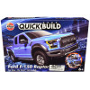 Skill 1 Model Kit Ford F-150 Raptor Blue Snap Together by Airfix Quickbuild