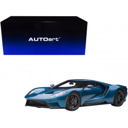 2017 Ford GT Liquid Blue Metallic 1/12 Model Car by Autoart