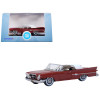 1961 Chrysler 300 Convertible (Closed Top) Cinnamon Brown Metallic with White Top 1/87 (HO) Scale Diecast Model Car by Oxford Diecast