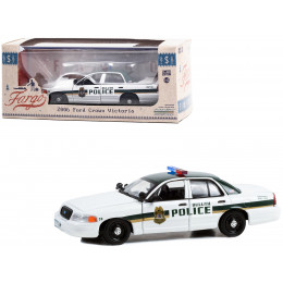 2006 Ford Crown Victoria Police Interceptor White with Green Top 