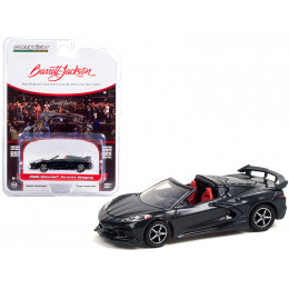 2020 Chevrolet Corvette C8 Stingray Convertible Shadow Gray Metallic with Adrenaline Red Interior (Lot #3002) Barrett Jackson 