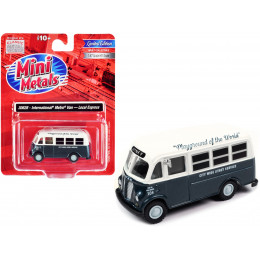 International Metro Van Dark Blue Metallic and White 