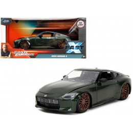 2023 Nissan Z Dark Green Metallic with Black Top 