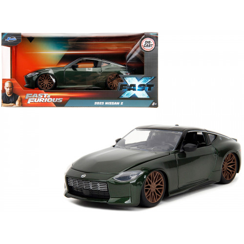 2023 Nissan Z Dark Green Metallic with Black Top 