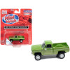 1975 Chevrolet 4x4 Pickup Truck Lime Green Metallic 1/87 (HO) Scale Model Car by Classic Metal Works