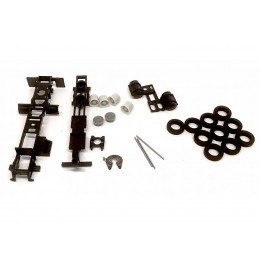 Long Chassis Kit for Kenworth Peterbilt and GMC Cabs 1/87 (HO) Plastic Model by Promotex