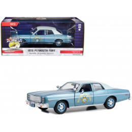 1978 Plymouth Fury Slicktop Blue Metallic with White Top 