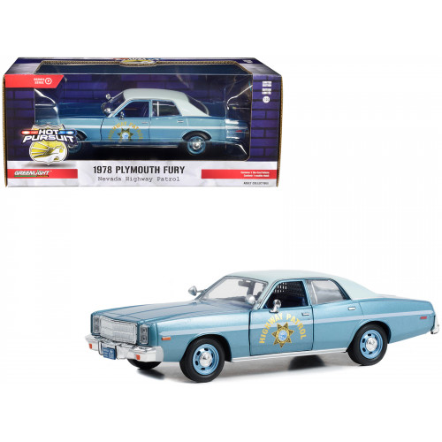 1978 Plymouth Fury Slicktop Blue Metallic with White Top 