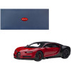 2019 Bugatti Chiron Sport Italian Red and Carbon Black 1/18 Model Car by Autoart
