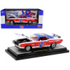 1970 Dodge Challenger R/T Hemi White with Red and Blue Stripes with Red Interior