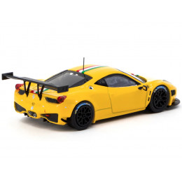 Ferrari 458 Italia GT3 Yellow with Italian Flag Stripes 