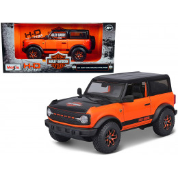 2021 Ford Bronco Badlands Orange and Black 