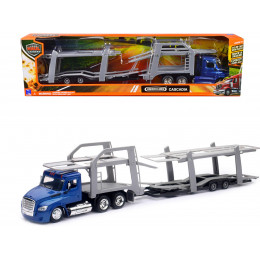 Freightliner Cascadia Auto Transporter Blue Metallic 