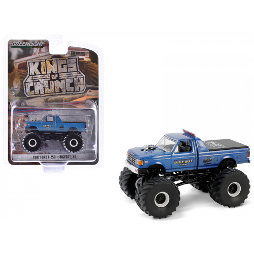 1987 Ford F-250 Monster Truck Blue Metallic 
