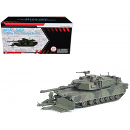 United States M1A2 SEP (System Enhancement Package) Tank with Mine Plow (Plowing Mode) 