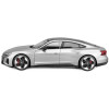 2022 Audi RS e-tron GT Silver Metallic with Sunroof 1/18 Diecast Model Car by Bburago