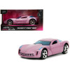 2009 Chevrolet Corvette Stingray Concept Pink Metallic with Blue Tinted Windows
