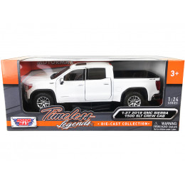2019 GMC Sierra 1500 SLT Crew Cab 4x4 Pickup Truck with Sunroof White 