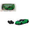 McLaren 765LT Green with Black Top and Extra Wheels 1/64 Diecast Model Car by CM Model