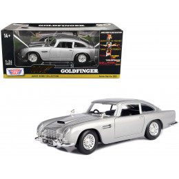 Aston Martin DB5 RHD (Right Hand Drive) Silver Metallic James Bond 007 