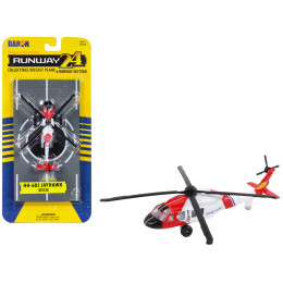Sikorsky HH-60J Jayhawk Helicopter White and Red 