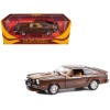 1978 Ford Mustang II King Cobra Dark Brown Metallic with Orange and Gold Hood Stripes 1/18 Diecast Model Car by Greenlight